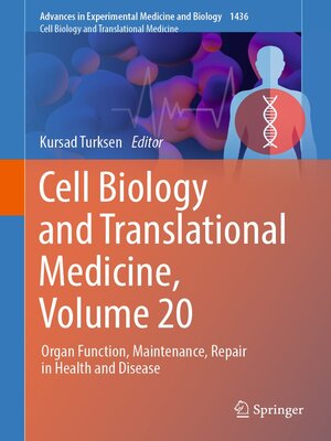 cover image of Cell Biology and Translational Medicine, Volume 20